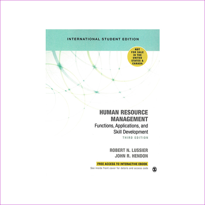 인적 자원 관리 (3e) - 기능, 응용 프로그램 및 기술 개발 : Human Resource Management (3e) - Functions, Applications, and Skill Development