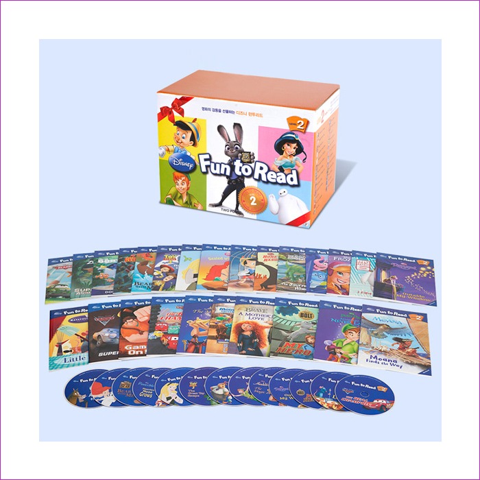 Disney Fun to Read 2단계 Full Set (CD판 25종)