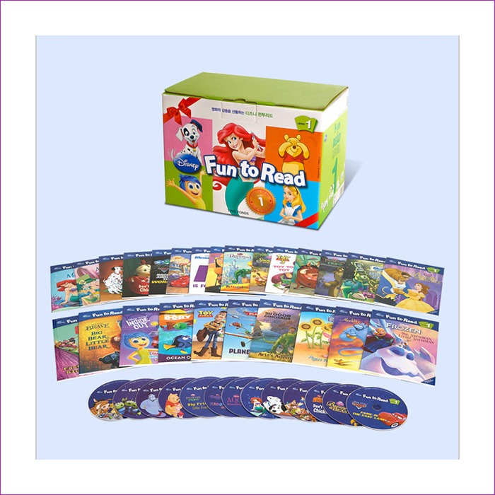 Disney Fun to Read 1단계 Full Set (CD판 25종)
