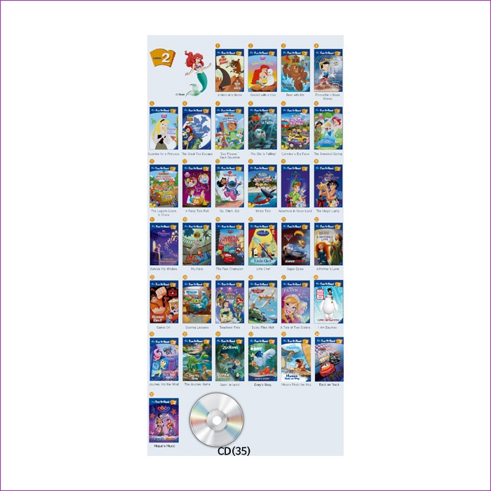 Disney Fun to Read 2단계 Full Set (전35권)