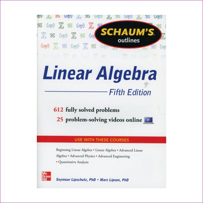 Schaum&#039;s Outline of Linear Algebra (Paperback, 5)