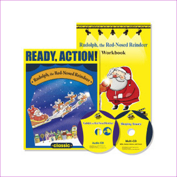 Pack-Ready Action Classic(Mid): Rudolph, the Red-Nosed Reindeer [SB+WB+CD](CD2장포함)(전2권)