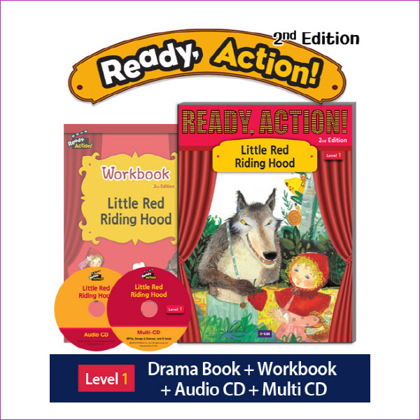 Ready Action. 1: Little Red Riding Hood(2판)(CD2장포함)(Ready Action Level 1)(전2권)