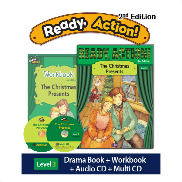 Ready Action. 3: The Christmas Presents(2판)(CD2장포함)(Ready Action Level 3)(전2권)